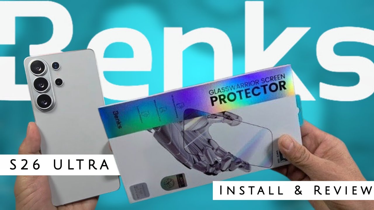 Benks 'Glass Warrior' Screen Protector for Samsung Galaxy S26 Ultra  |  Install & Review 
