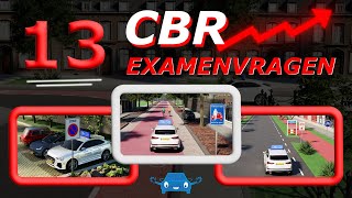 13 CBR Examenvragen | Auto Theorie Examen 2024