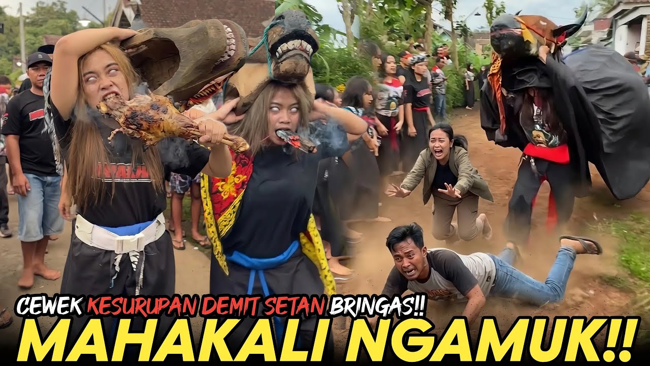 MAHAKALI BANTENGAN MBEROT KESURUPAN DEMIT SUPER HOROR DI DESA PAJARAN!!