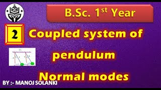 Coupled pendulum || Normal modes ||  part 2