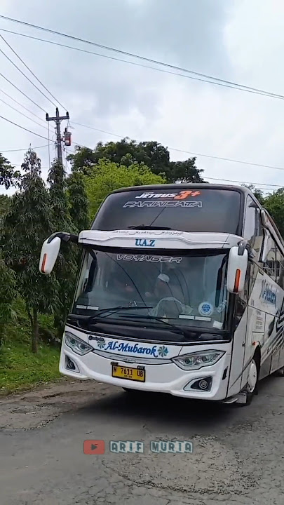 BUS AL MUBAROK FEAT BUS  PESANTREN WISATA FULL TELOLET #buspariwisata #basuri #telolet #bus