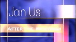 Join Us After the Program 2000 Logo with Join Us After the Movie Announcer