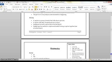 Educational video for substitute teacher