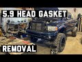 How to: 5.9 Cummins head gasket replacement (part 1/2 Removal)