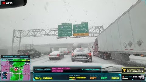 🔴LAKE EFFECT SNOW - MICHIGAN - LIVE STORM CHASER