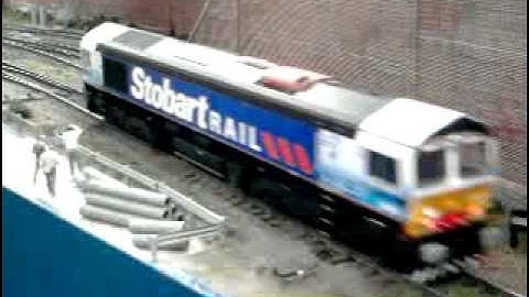 Model Rail Live: Stobart rail class 66 (model)