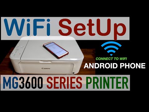 Canon Pixma MG3600 Wireless Setup, Android SetUp & Scanning Review !!