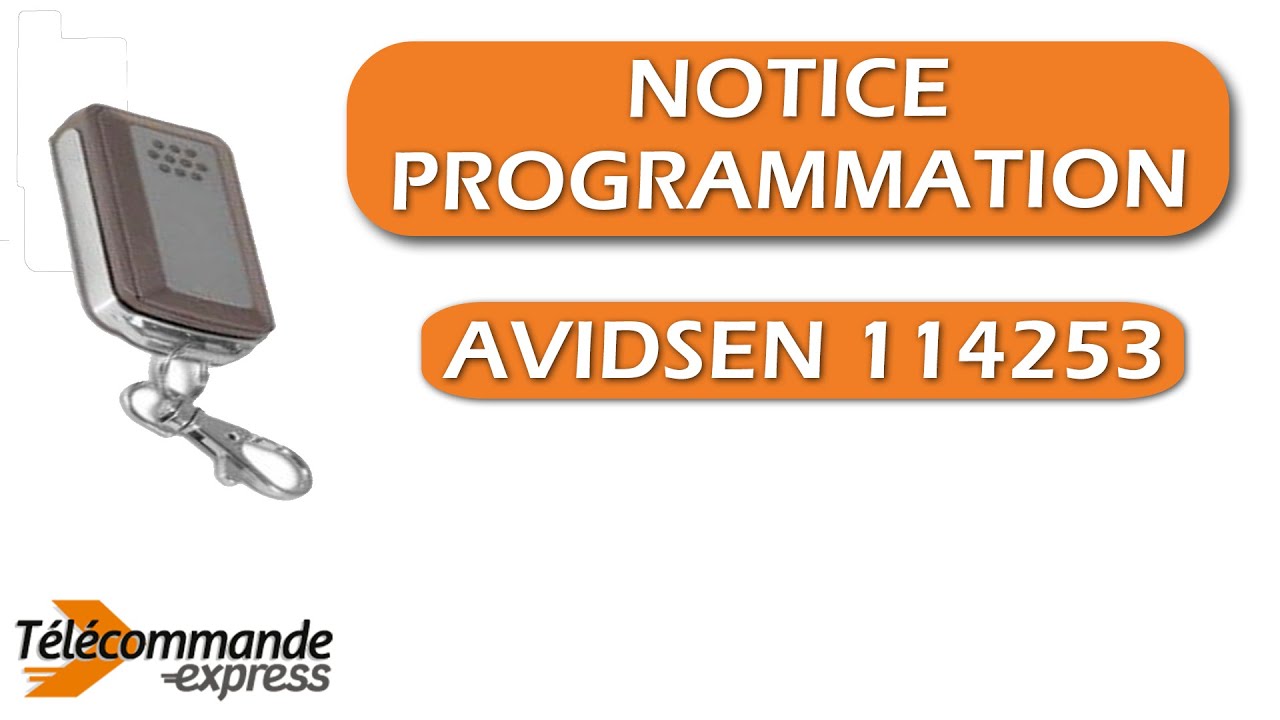 Comment programmer votre portail AVIDSEN