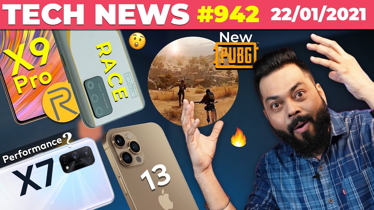 realme RACE Pro & X9 Full Specs,New PUBG Map, realme X7 Pro Performance, iPhone 13,COD Mobile-TTN942