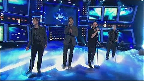 Westlife - What about now - Idol Sverige (TV4)