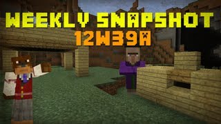 Minecraft Snapshot - 12w39a Lighting Bug Fixes, Directional Lighting and Bugs ! ! ! (HD)