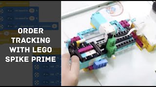 LEGO SPIKE Prime Order Tracking Robot (Highlights)