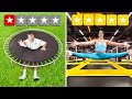 I tested 1star vs 5star trampoline parks