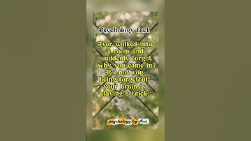 Doorway Effect: Why You Forget Things After Entering a Room #shorts #facts #psychologyfacts