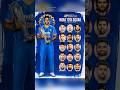 Team India squad for the T20I World Cup 2026 🏆🇮🇳 || #teamindia #cricket