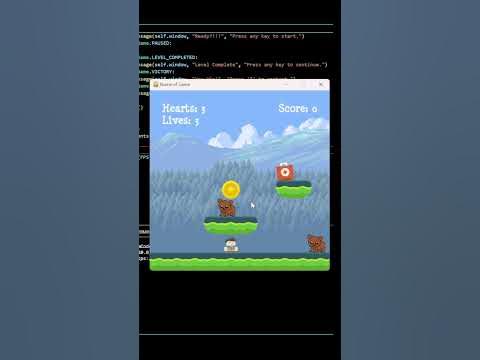 Pygame Platformer simple fun game in Python - YouTube