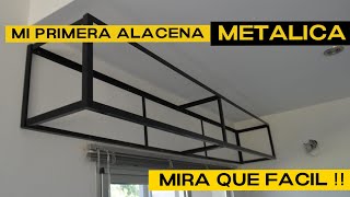 ALACENA de METAL para cocina. Mueble metalico. Como hacer un mueble de metal.Alacena metalica.