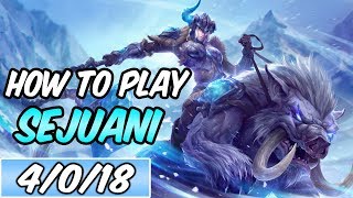 HOW TO PLAY SEJUANI | Build & Runes | Diamond Commentary | League of Legends | Season 9