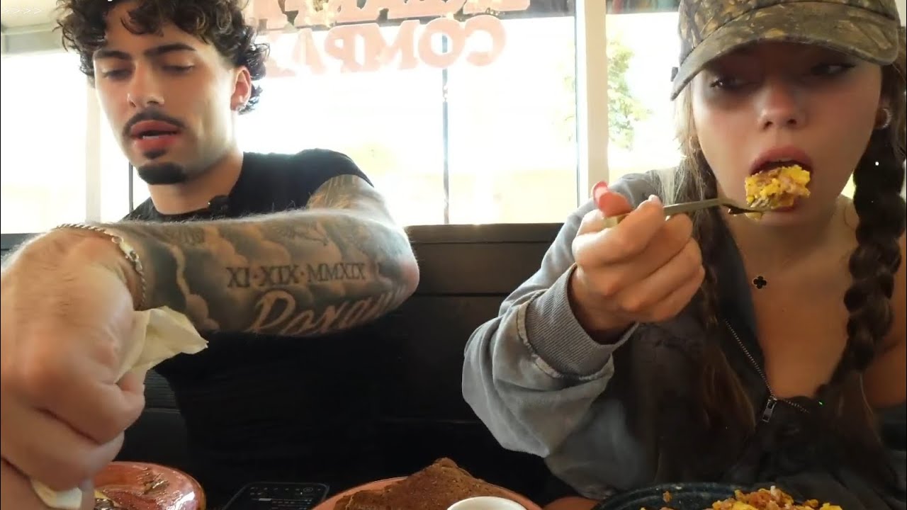 Braeden & Lanah Have A Heated Breakfast..