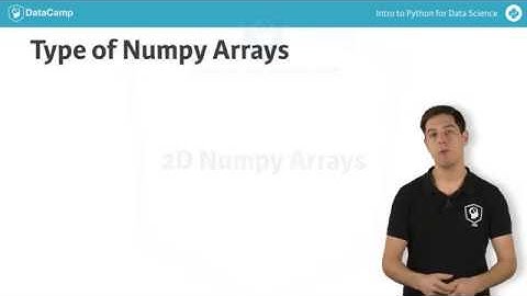How to use Numpy Arrays in Python