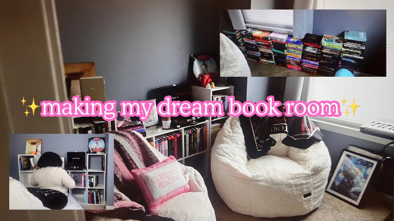 making my dream book room 💭