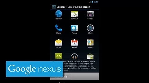 Android 4.0 Accessibility: Turning on Accessibility