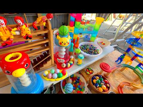 10 Types of Marble Run ⭐ 1000 Special Colorful Balls ASMR