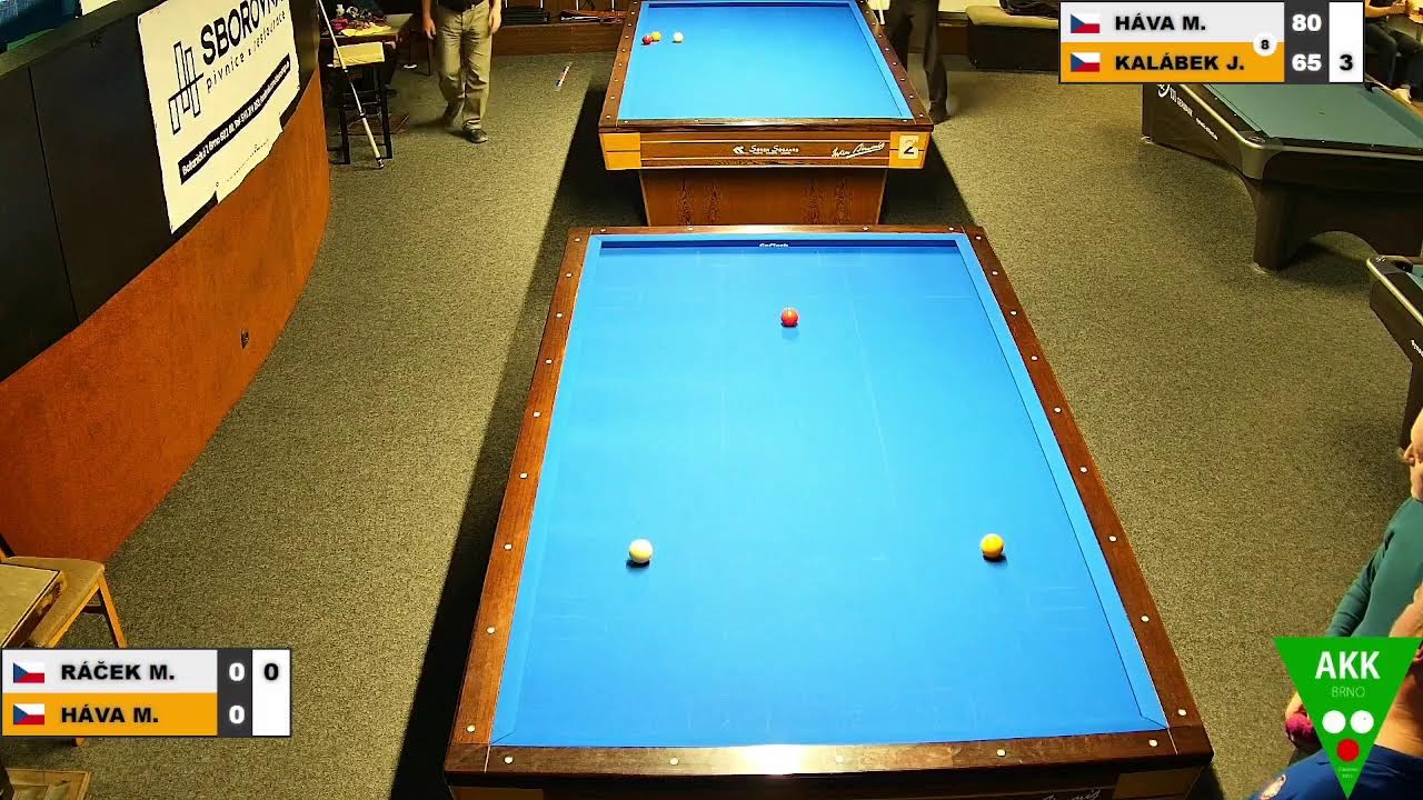 Czech Regional tournament | Balkline 47/2 | District | MT | Radek Matyáš v Robert Gajda