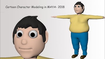 Cartoon Character Modeling in Maya Part 3