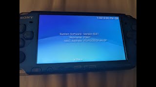How To Update Official PSP Firmware In 2022 Without WIFI Access screenshot 5