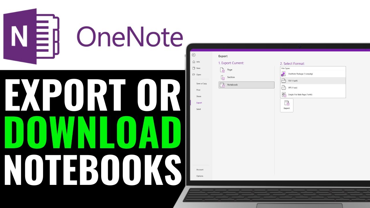 How to Export or Download Onenote Notebooks 2026 (QUICK GUIDE) - YouTube
