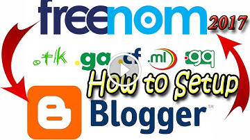 How To Setup freenom url forwarding to Blogger | free domain Name