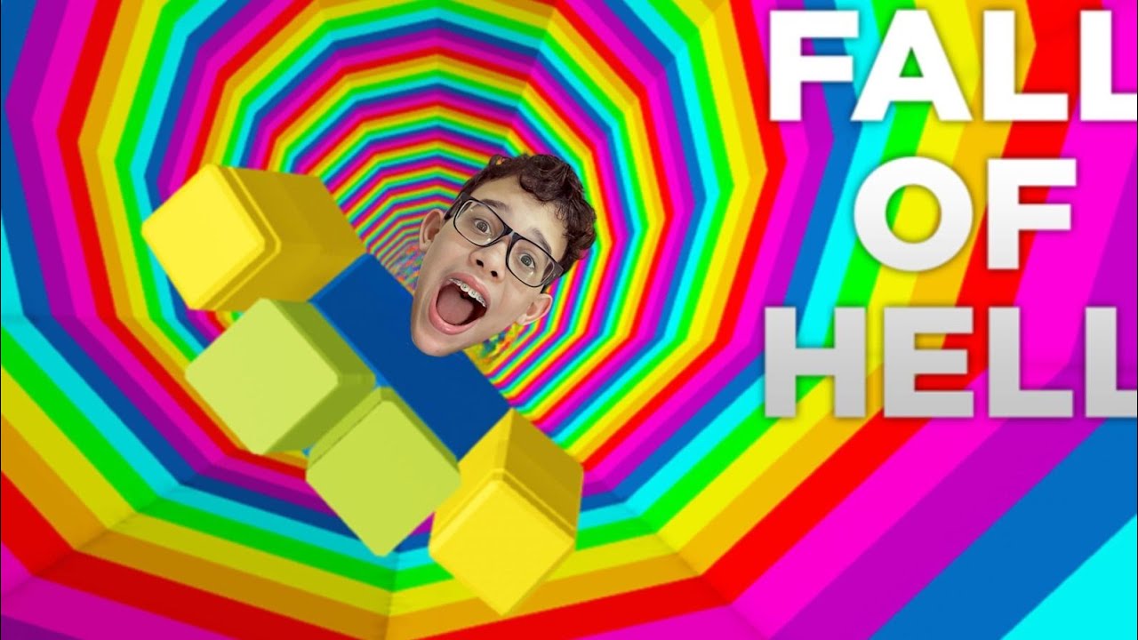 UMA QUEDA SEM FIM | Roblox Fall Of Hell