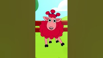 Five Cute Sheep - Learn To Count #shorts #counting #nurseryrhymes
