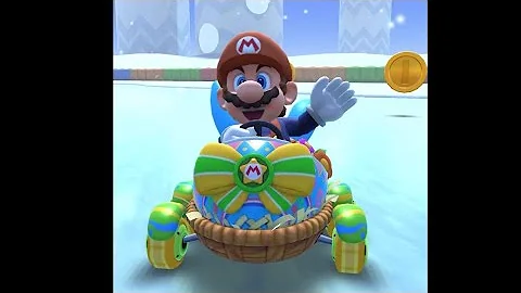 Mario Kart Tour: Mario (Classic) Gameplay [#3] - SNES Vanilla Lake 1