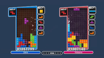 [Puyo Puyo Tetris AI] Zetris vs Wataame (20) - AI vs AI