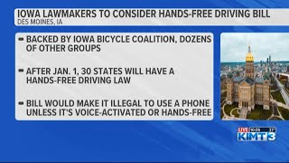 Iowa lawmakers to consider hands-free driving bill