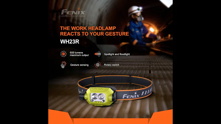 Fenix WH23R-A work headlamp which can react to you...