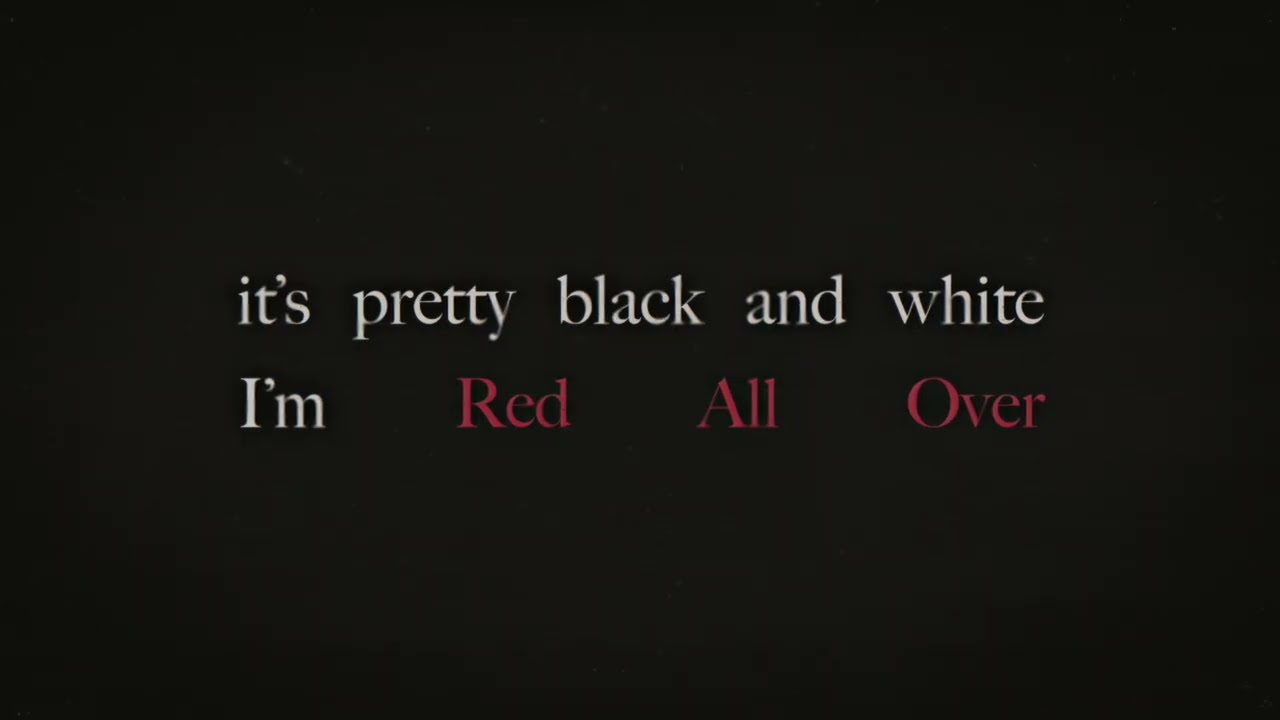 Watch Kelsey Hart - Red All Over (Official Lyric Video) on YouTube Watch Kelsey Hart - Red All Over (Official Lyric Video) on YouTube