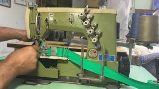 Full Review basic operations on Rimoldi 261 Coverstitch Sewing Binding for bathing Suits. Update