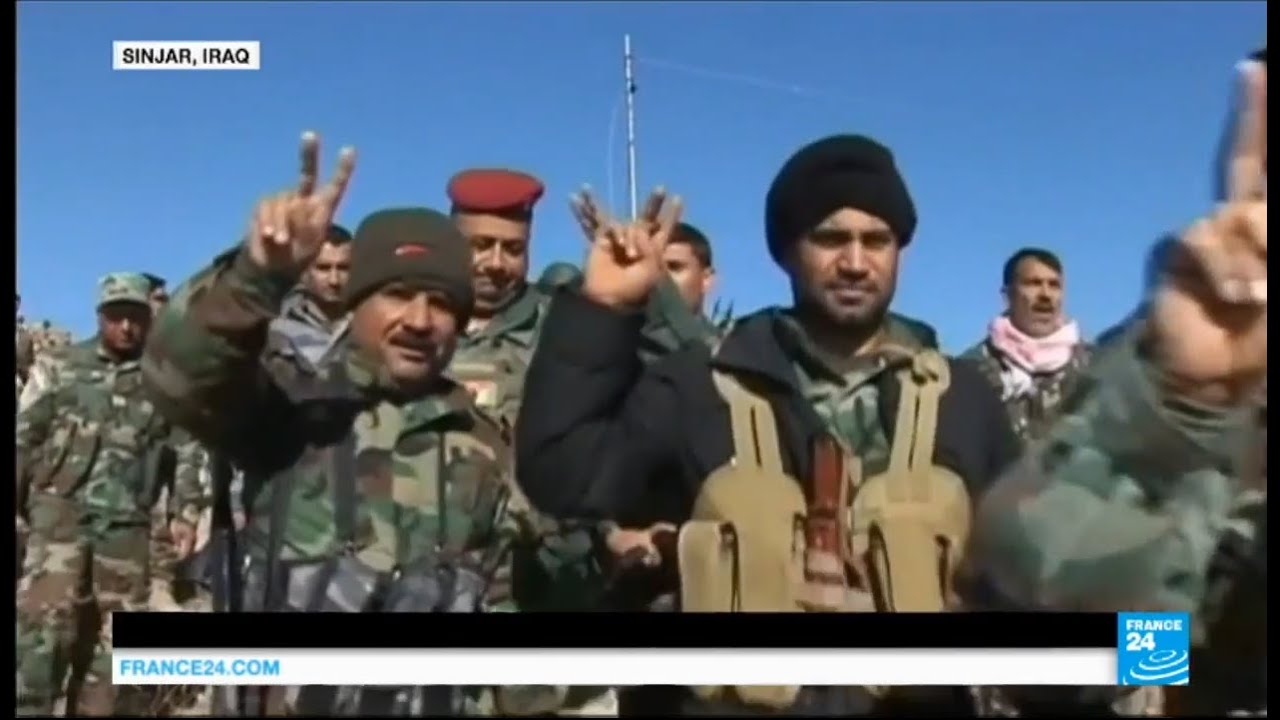 Battle for Sinjar: Kurdish president Barzani says the city has been captured from IS Group