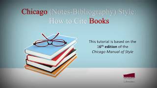 Chicago Notes Bibliography Style  How to Cite Books