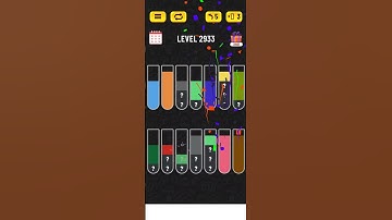 Water sort puzzle - Level 2933 #puzzle #level2933 #watersortpuzzle #games #gaming #gameplay #water