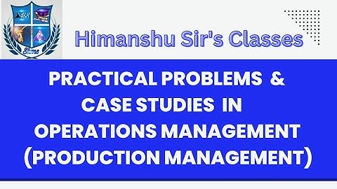 Assembly line balancing problem explained in an easy manner in Operations Management