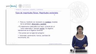 La Magnitud FÍsica y su Medida |  | UPV
