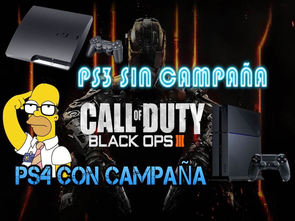 BLACK OPS 3 PS3 VS PS4 YouTube