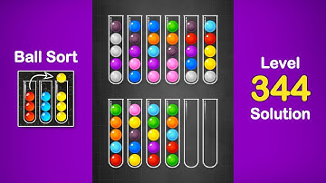 Ball Sort Puzzle Solution Level 344