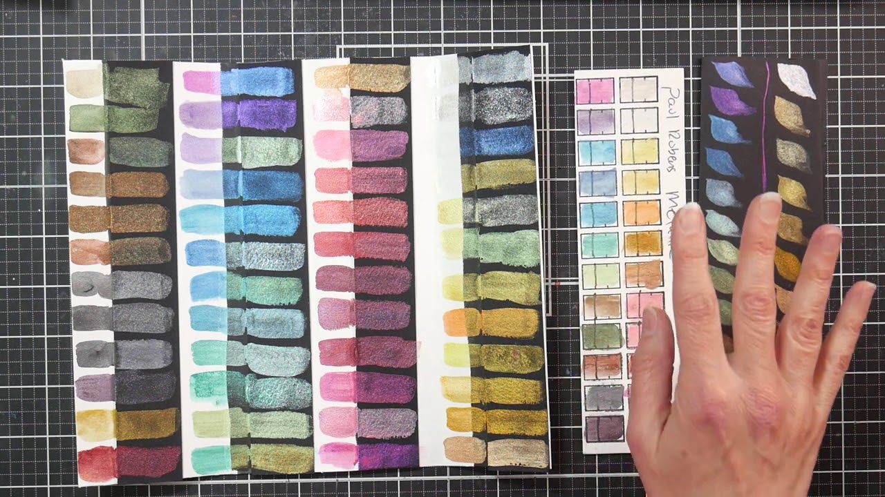 Metallic Paint Review: Arteza 24 Metallic Watercolor Paint Set