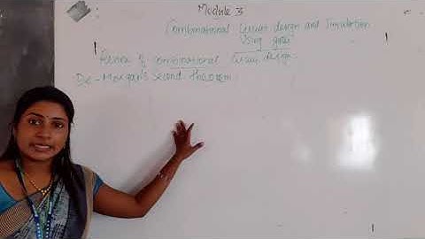 Lecture Video 18CS33 ADE Module 2 Review of Combinational circuit design Lorate shiny