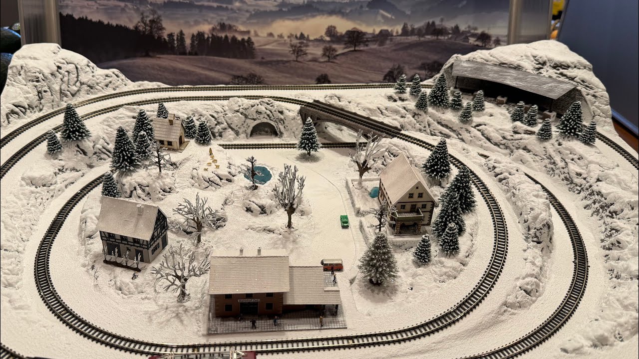Noch 88308 Interlaken Z Scale Finished Briefcase Train Layout Test